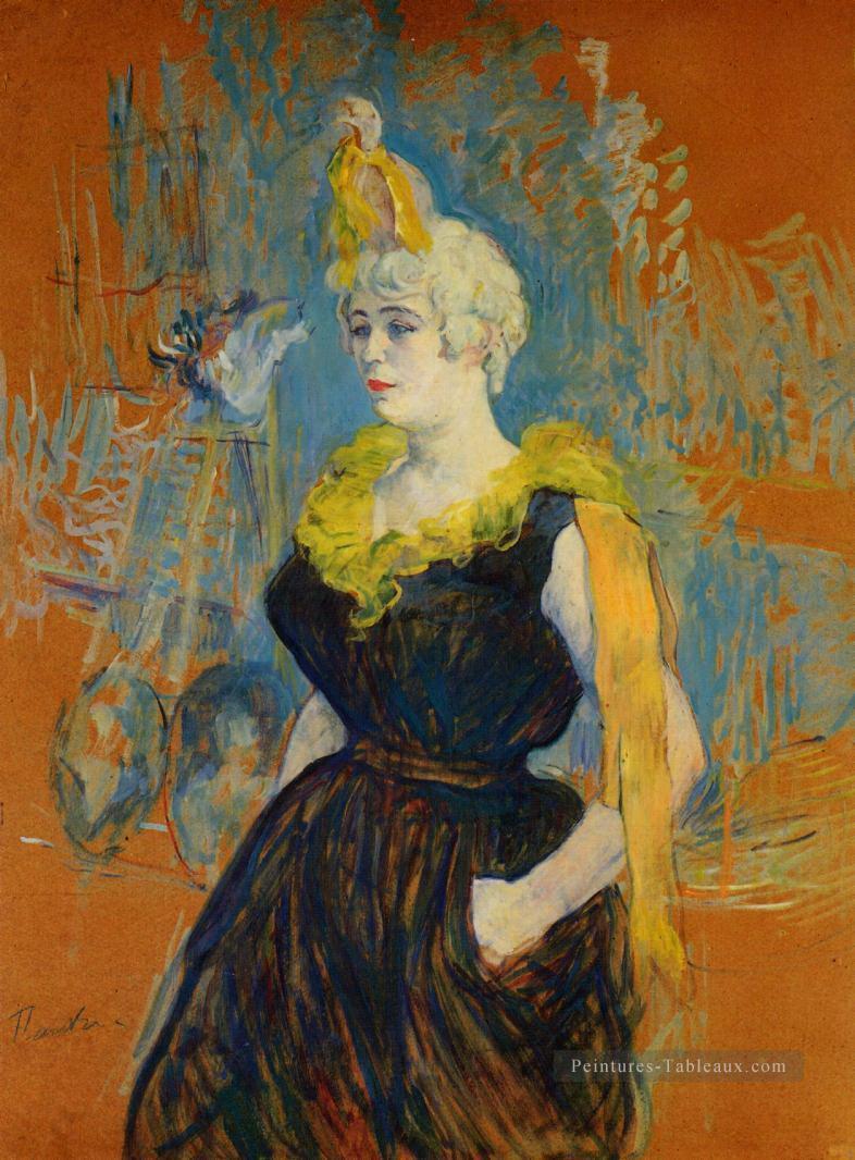 le clown chaou kao 1895 Toulouse Lautrec Henri de Peintures à l'huile